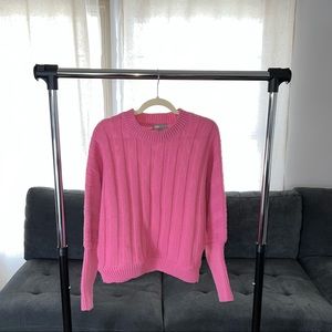 ASOS pink knit sweater